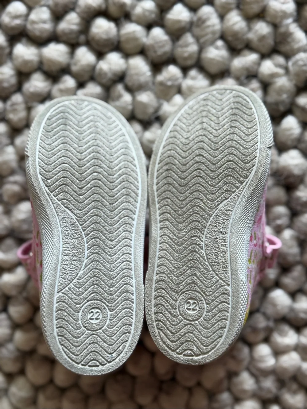 Children's Pink Floral Mary Jane Shoes by